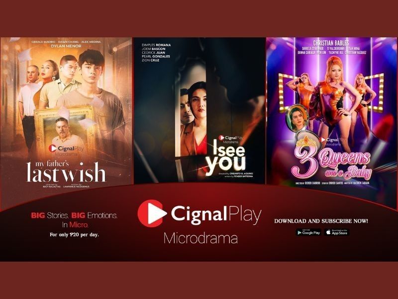 Microdramas start stream on Cignal Play